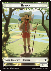 Copy // Human Double-Sided Token [Foundations Tokens] | Exor Games New Glasgow