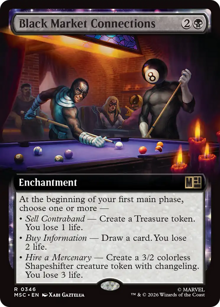 Black Market Connections (Extended Art) [Marvel Super Heroes Commander] | Exor Games New Glasgow