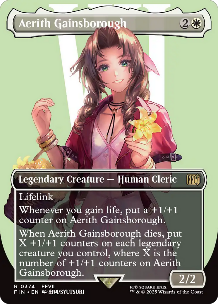 Aerith Gainsborough (Borderless) [FINAL FANTASY] | Exor Games New Glasgow