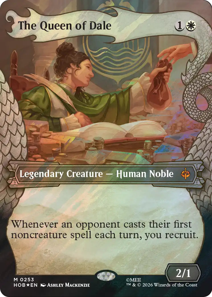The Queen of Dale (Showcase) (Surge Foil) [The Hobbit] | Exor Games New Glasgow