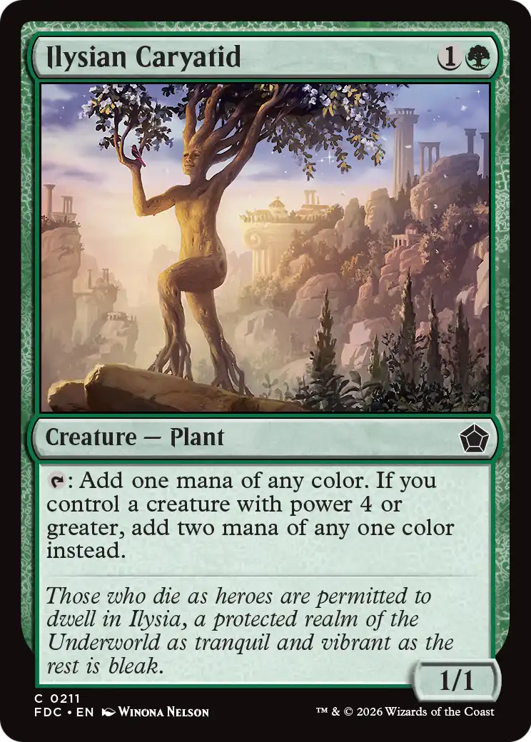 Ilysian Caryatid [Foundations Commander] | Exor Games New Glasgow