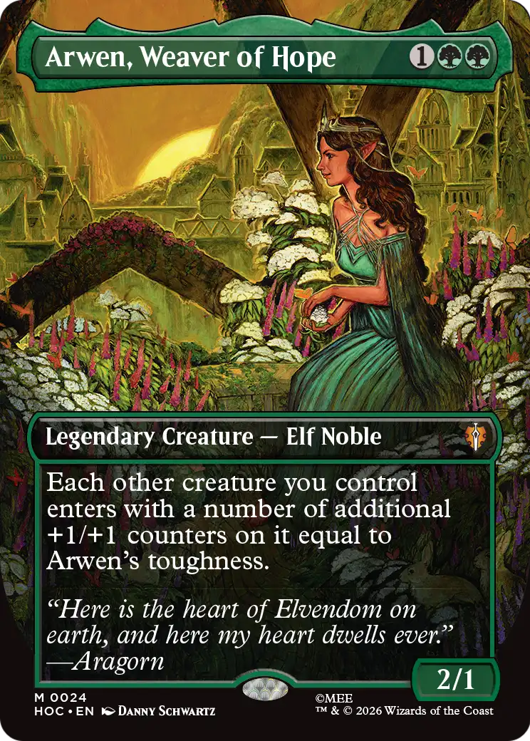 Arwen, Weaver of Hope (Borderless) [The Hobbit: Eternal-Legal] | Exor Games New Glasgow