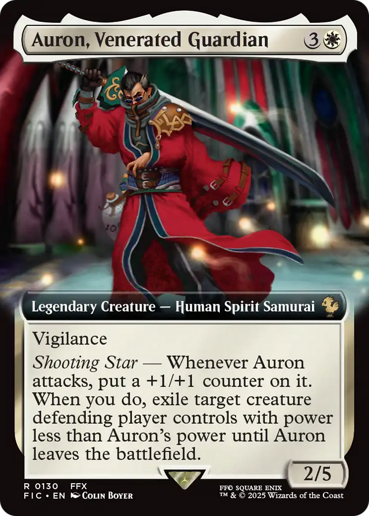 Auron, Venerated Guardian (Extended Art) [FINAL FANTASY Commander] | Exor Games New Glasgow