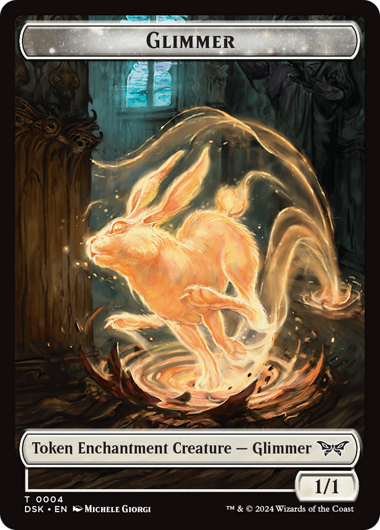 Glimmer Token [Duskmourn: House of Horror Tokens] | Exor Games New Glasgow