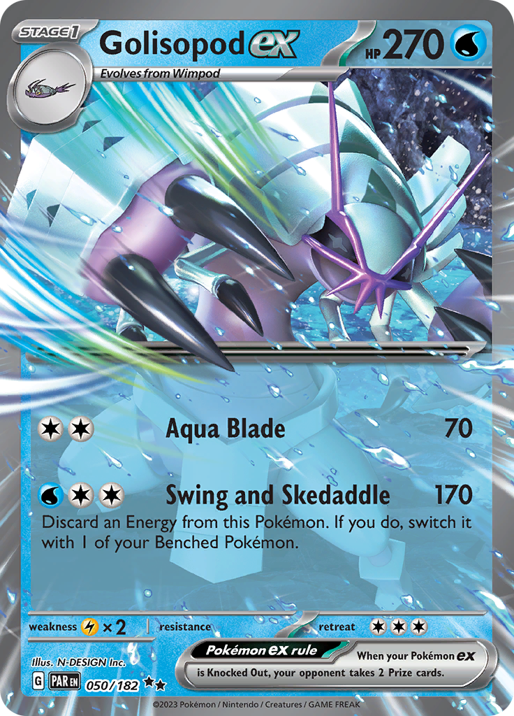 Golisopod ex (050/182) [Scarlet & Violet: Paradox Rift] | Exor Games New Glasgow