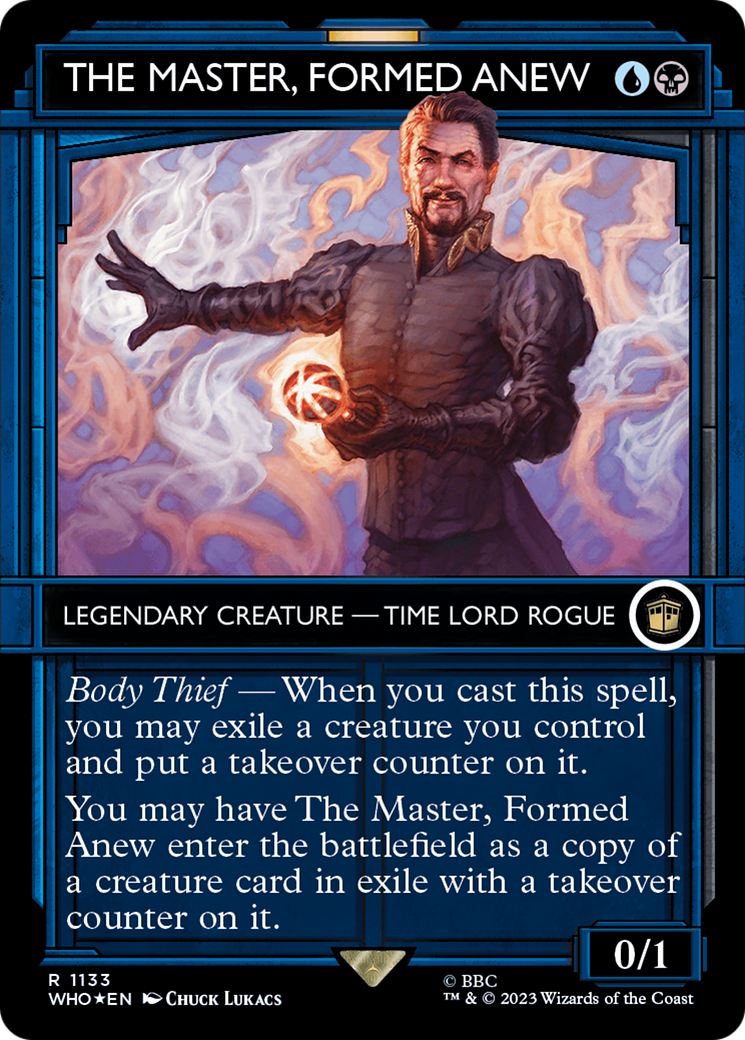 The Master, Formed Anew (Showcase) (Surge Foil) [Doctor Who] | Exor Games New Glasgow