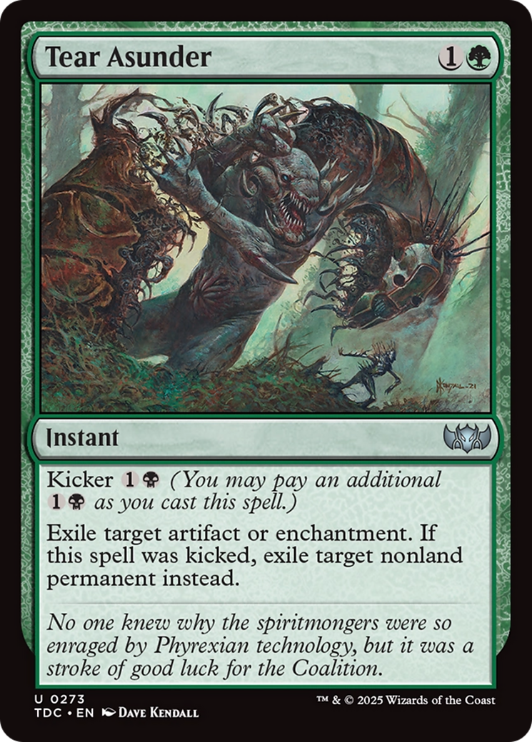 Tear Asunder [Tarkir: Dragonstorm Commander] | Exor Games New Glasgow