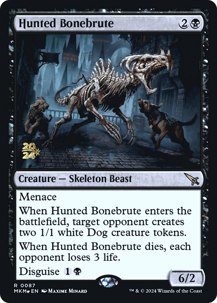 Hunted Bonebrute [Murders at Karlov Manor Prerelease Promos] | Exor Games New Glasgow