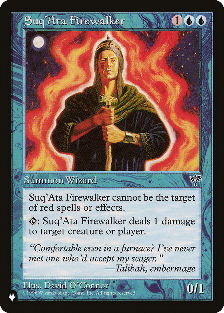 Suq'Ata Firewalker [The List Reprints] | Exor Games New Glasgow