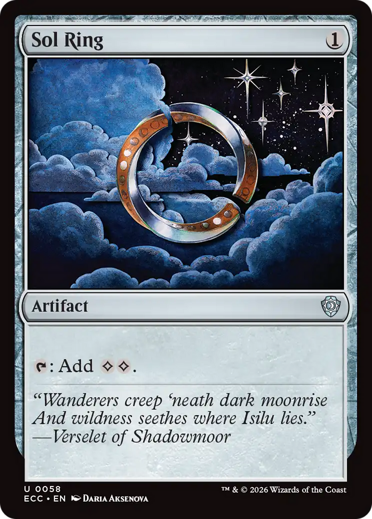 Sol Ring (0058) [Lorwyn Eclipsed Commander] | Exor Games New Glasgow