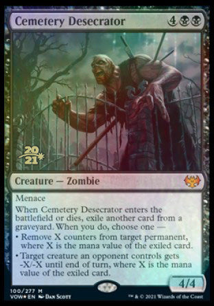 Cemetery Desecrator [Innistrad: Crimson Vow Prerelease Promos] | Exor Games New Glasgow