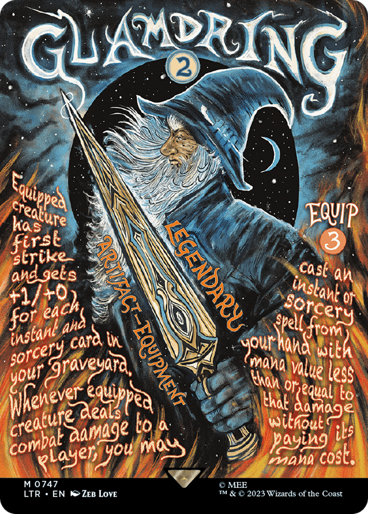 Glamdring (Borderless Poster) [The Lord of the Rings: Tales of Middle-Earth] | Exor Games New Glasgow