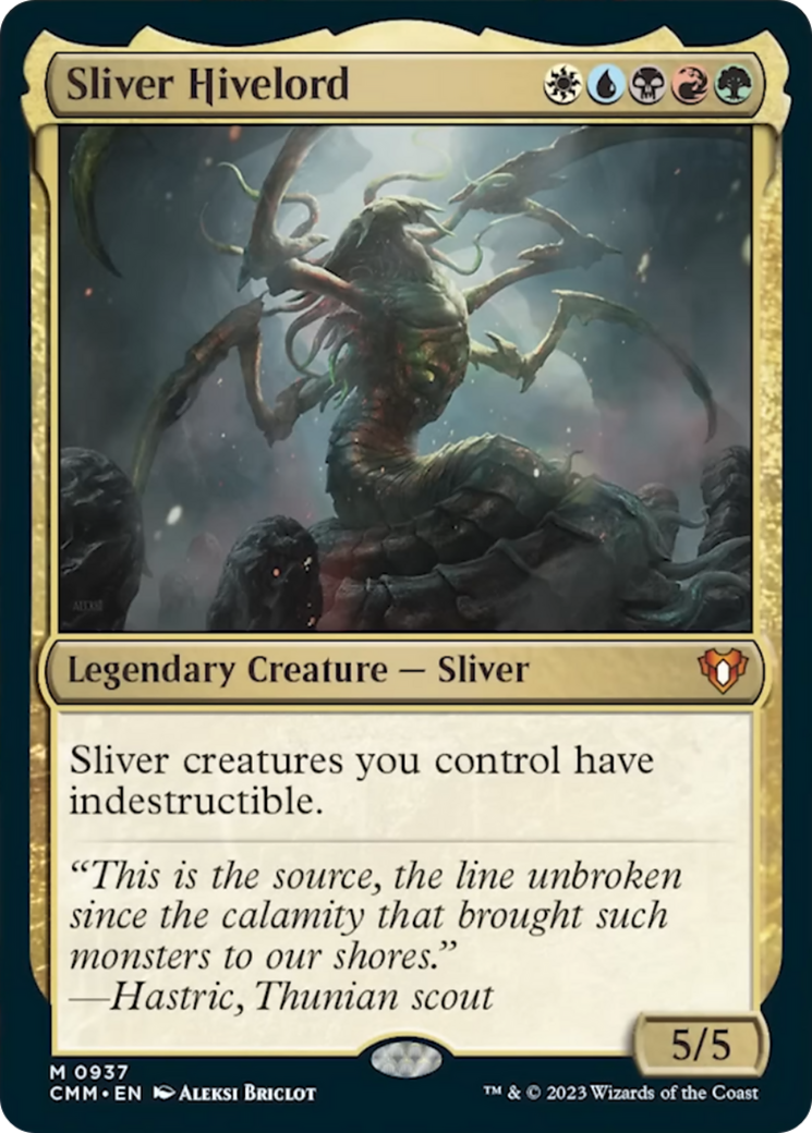 Sliver Hivelord [Commander Masters] | Exor Games New Glasgow