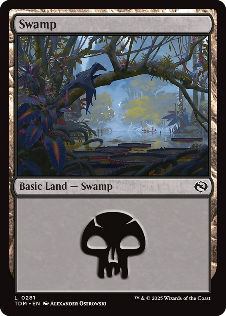 Swamp (0281) [Tarkir: Dragonstorm] | Exor Games New Glasgow