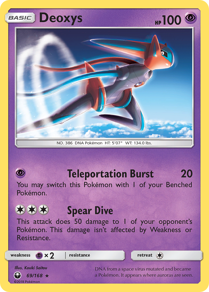 Deoxys (69/168) [Sun & Moon: Celestial Storm] | Exor Games New Glasgow