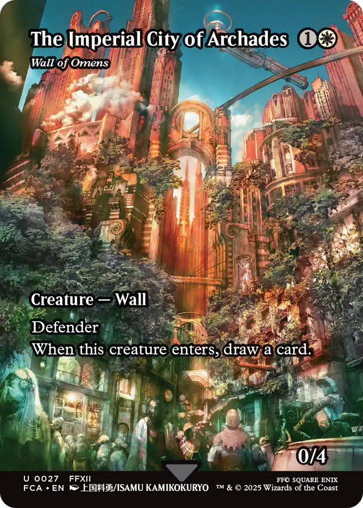 The Imperial City of Archades - Wall of Omens (Showcase) [FINAL FANTASY : Through the Ages] | Exor Games New Glasgow
