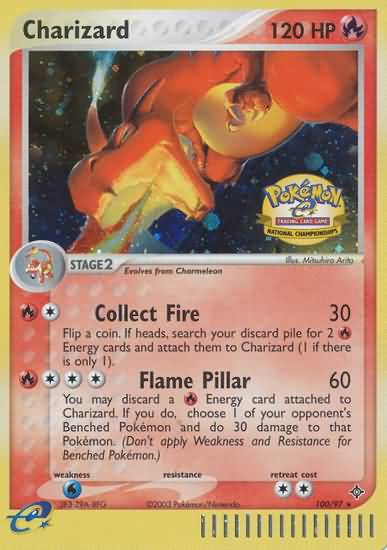 Charizard (100/97) (National Championship 2004) [League & Championship Cards] | Exor Games New Glasgow