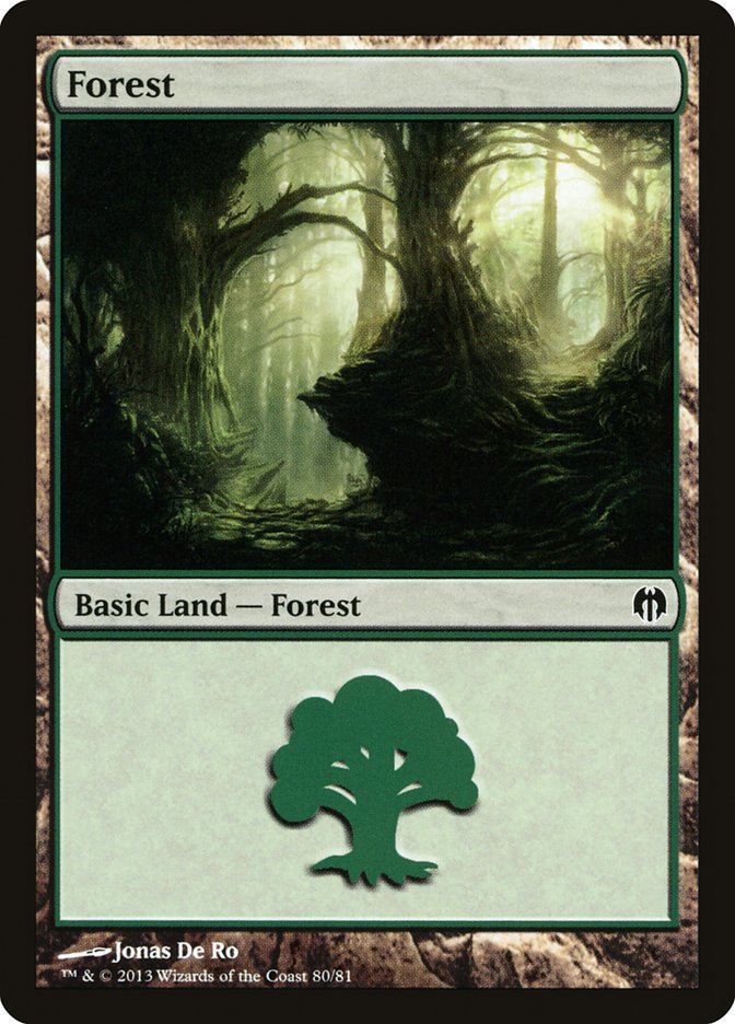 Forest (80) [Duel Decks: Heroes vs. Monsters] | Exor Games New Glasgow