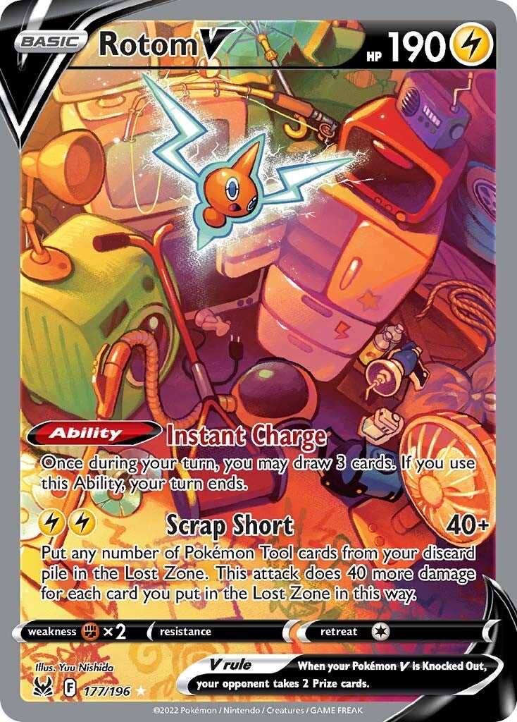 Rotom V (177/196) [Sword & Shield: Lost Origin] | Exor Games New Glasgow