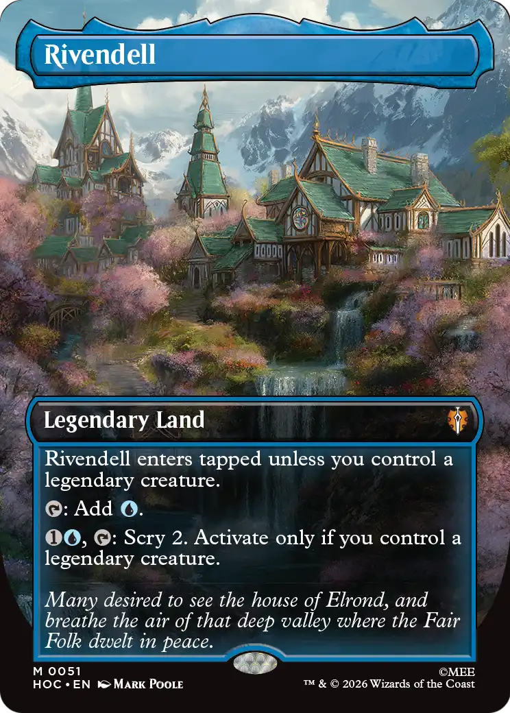 Rivendell (Borderless) [The Hobbit: Eternal-Legal] | Exor Games New Glasgow