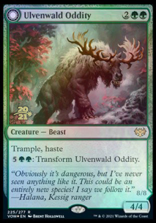 Ulvenwald Oddity // Ulvenwald Behemoth [Innistrad: Crimson Vow Prerelease Promos] | Exor Games New Glasgow