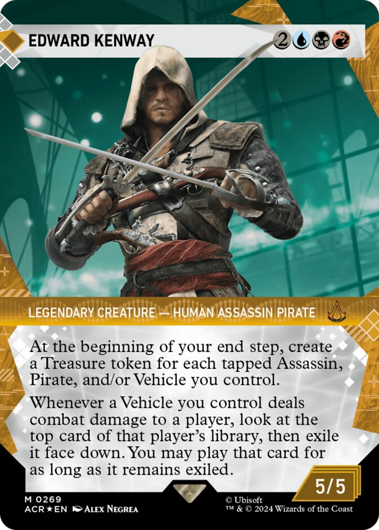 Edward Kenway (Showcase) (Textured Foil) [Assassin's Creed] | Exor Games New Glasgow