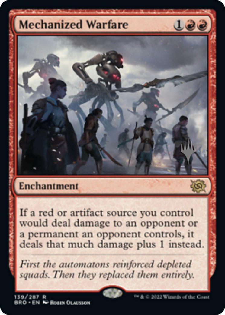 Mechanized Warfare (Promo Pack) [The Brothers' War Promos] | Exor Games New Glasgow