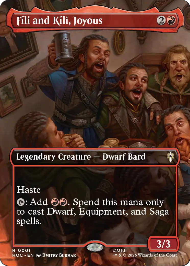 Fili and Kili, Joyous (Borderless) [The Hobbit: Eternal-Legal] | Exor Games New Glasgow