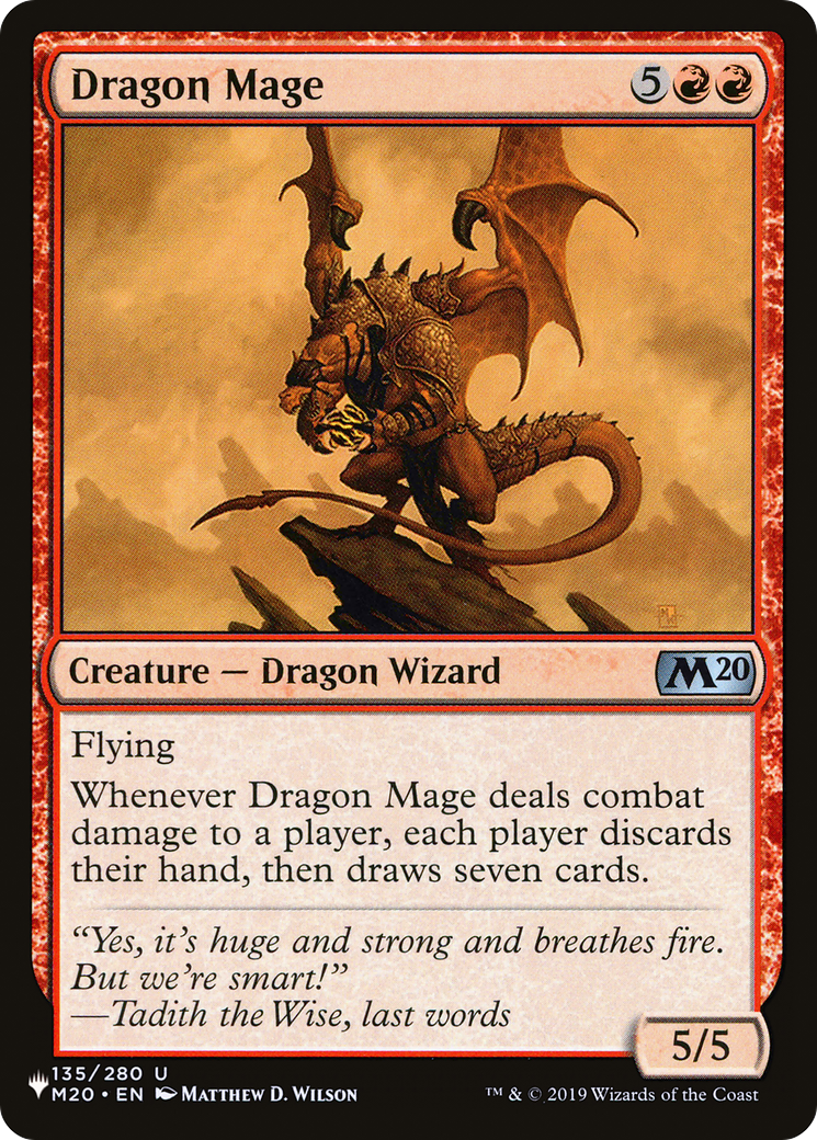 Dragon Mage [The List Reprints] | Exor Games New Glasgow