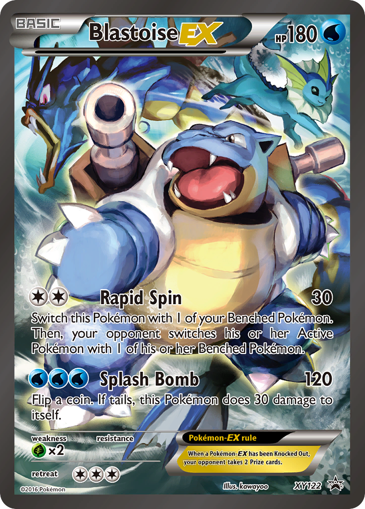 Blastoise EX (XY122) [XY: Black Star Promos] | Exor Games New Glasgow