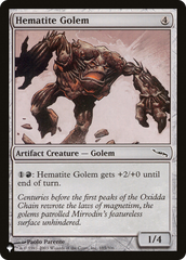 Hematite Golem [The List Reprints] | Exor Games New Glasgow