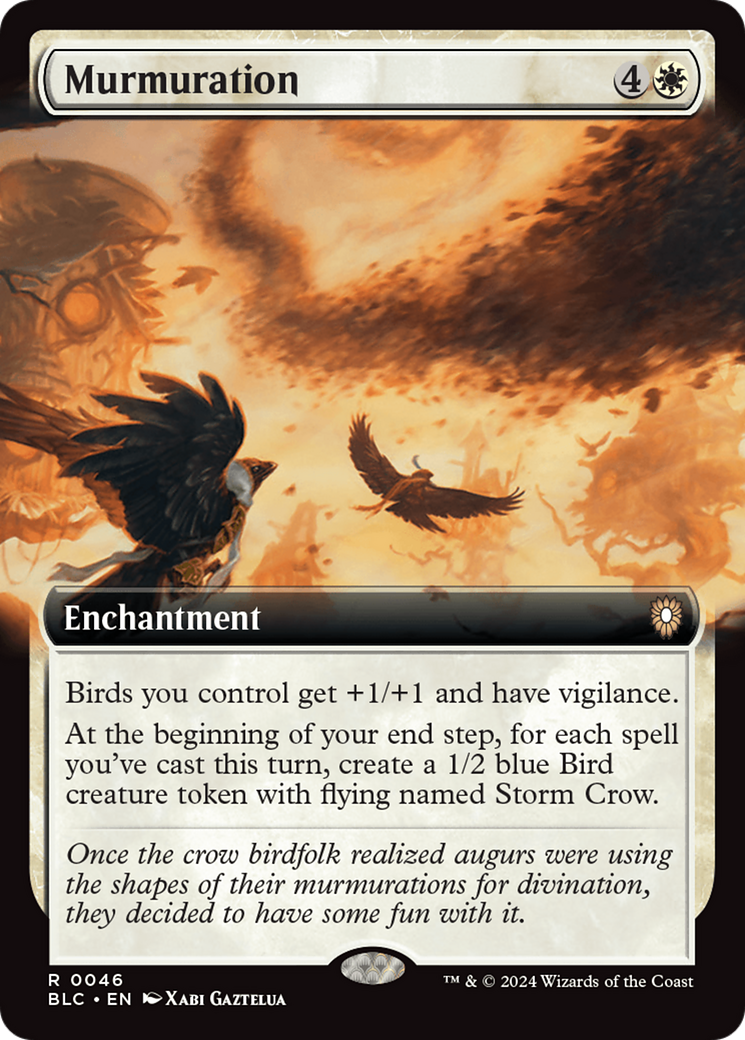 Murmuration (Extended Art) [Bloomburrow Commander] | Exor Games New Glasgow