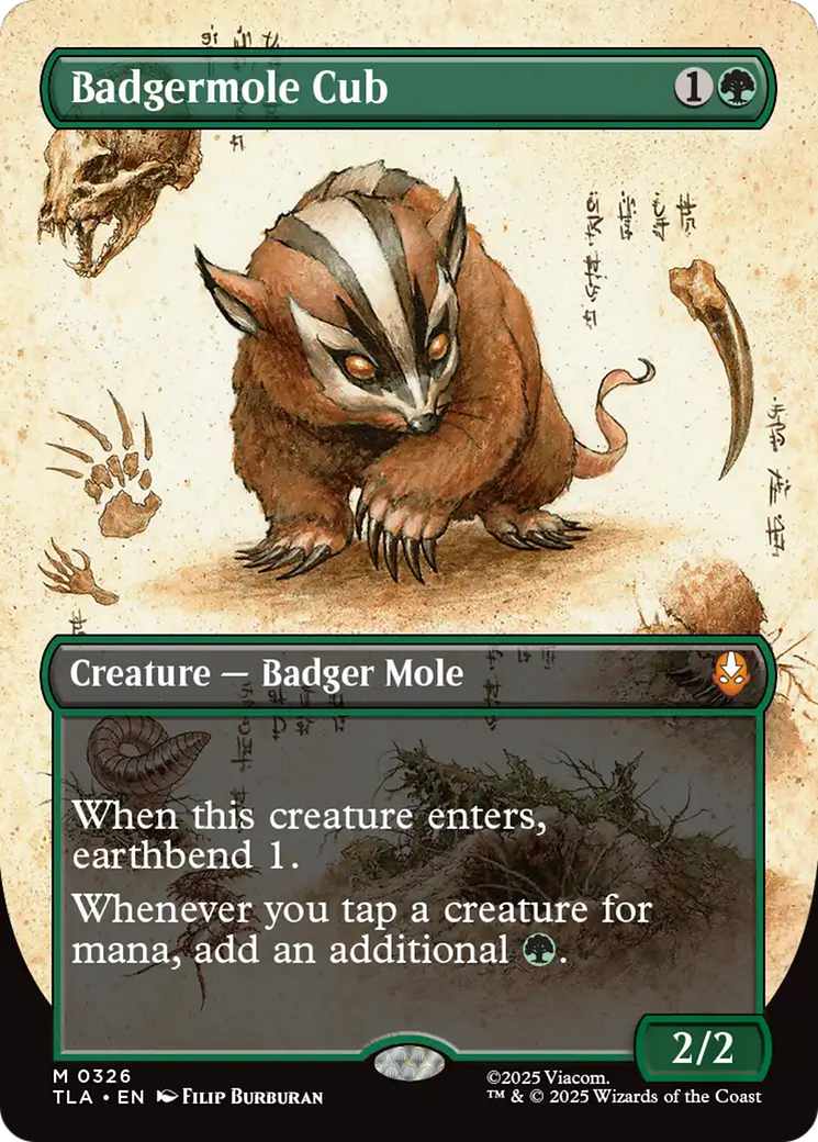 Badgermole Cub (Borderless) [Avatar: The Last Airbender] | Exor Games New Glasgow