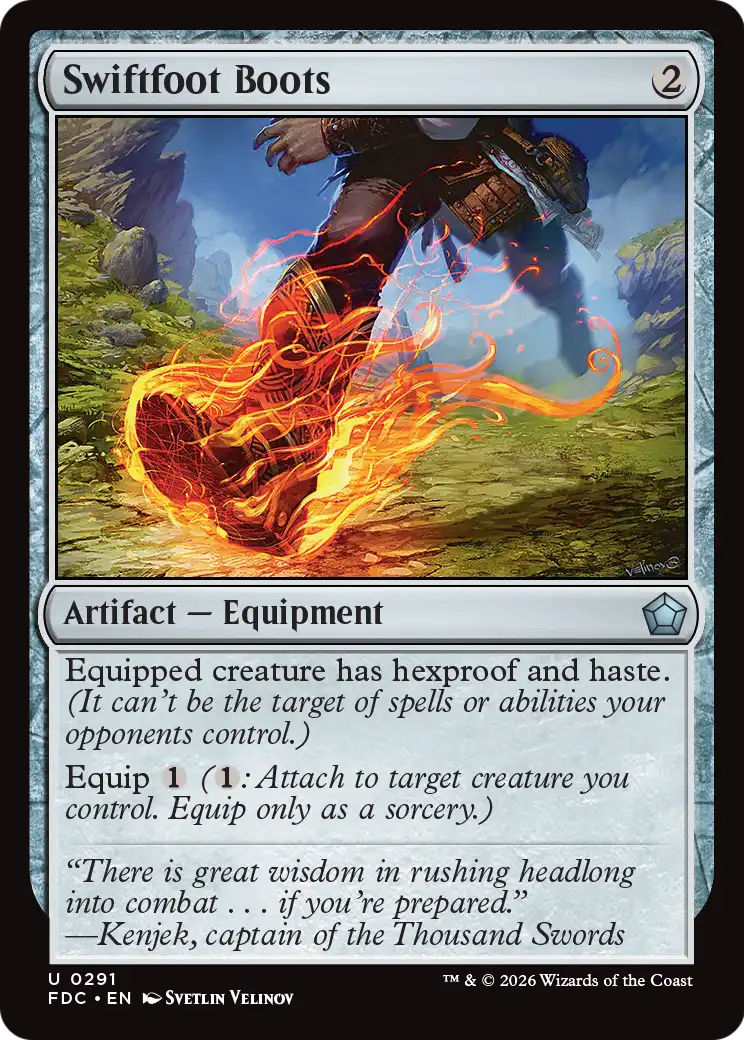 Swiftfoot Boots [Foundations Commander] | Exor Games New Glasgow