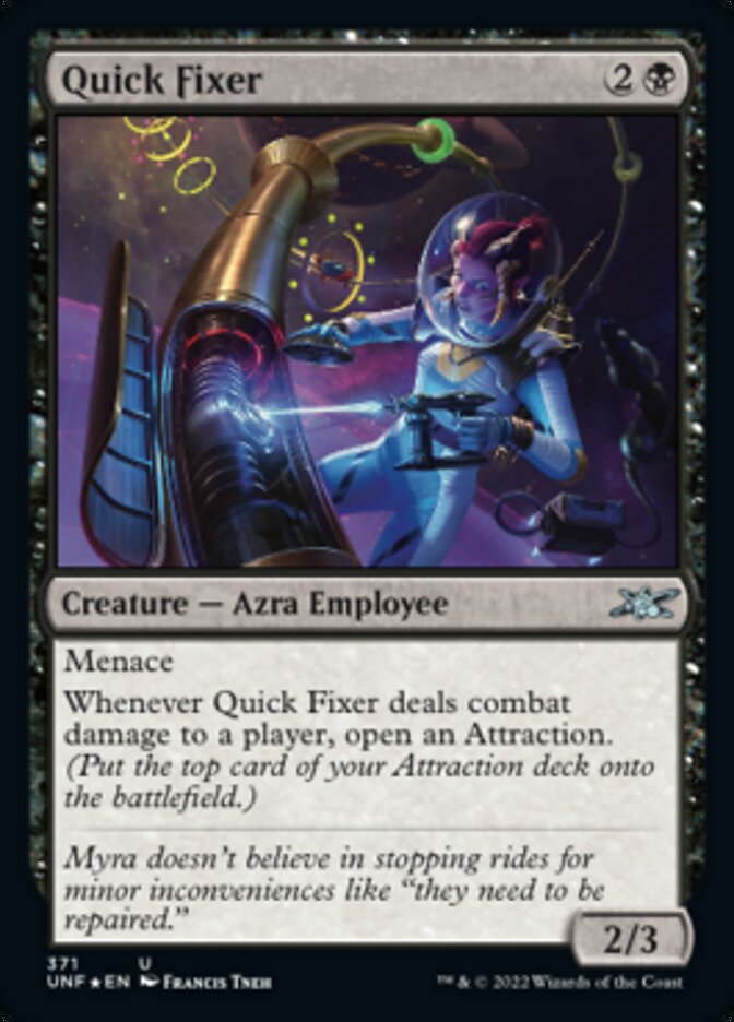 Quick Fixer (Galaxy Foil) [Unfinity] | Exor Games New Glasgow