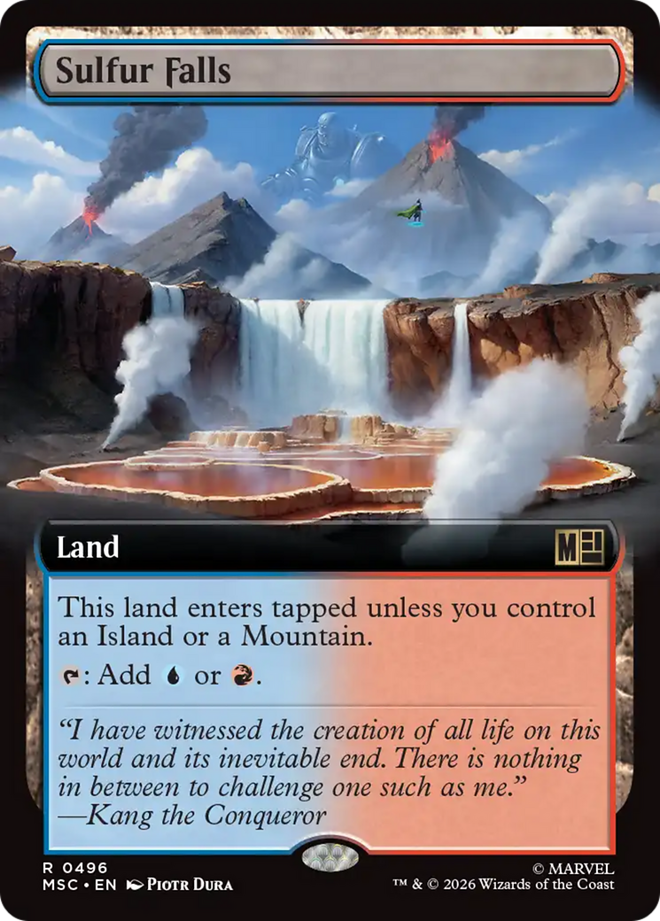 Sulfur Falls (Extended Art) [Marvel Super Heroes Commander] | Exor Games New Glasgow