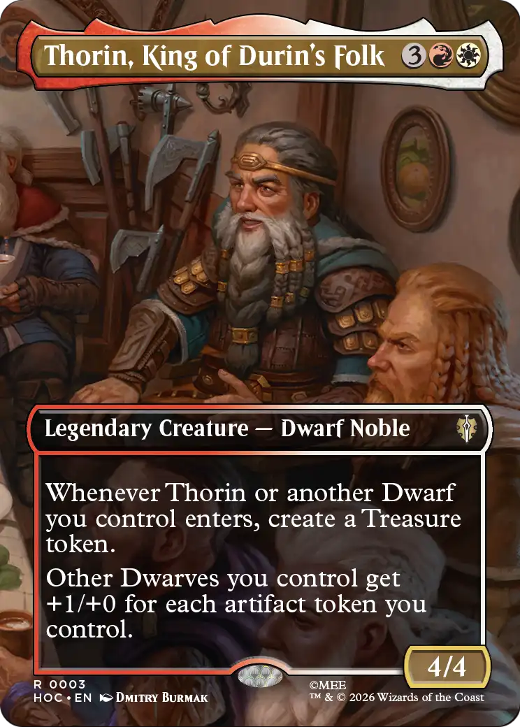 Thorin, King of Durin's Folk (Borderless) [The Hobbit: Eternal-Legal] | Exor Games New Glasgow