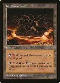 Karplusan Forest (Oversized) [Oversize Cards] | Exor Games New Glasgow