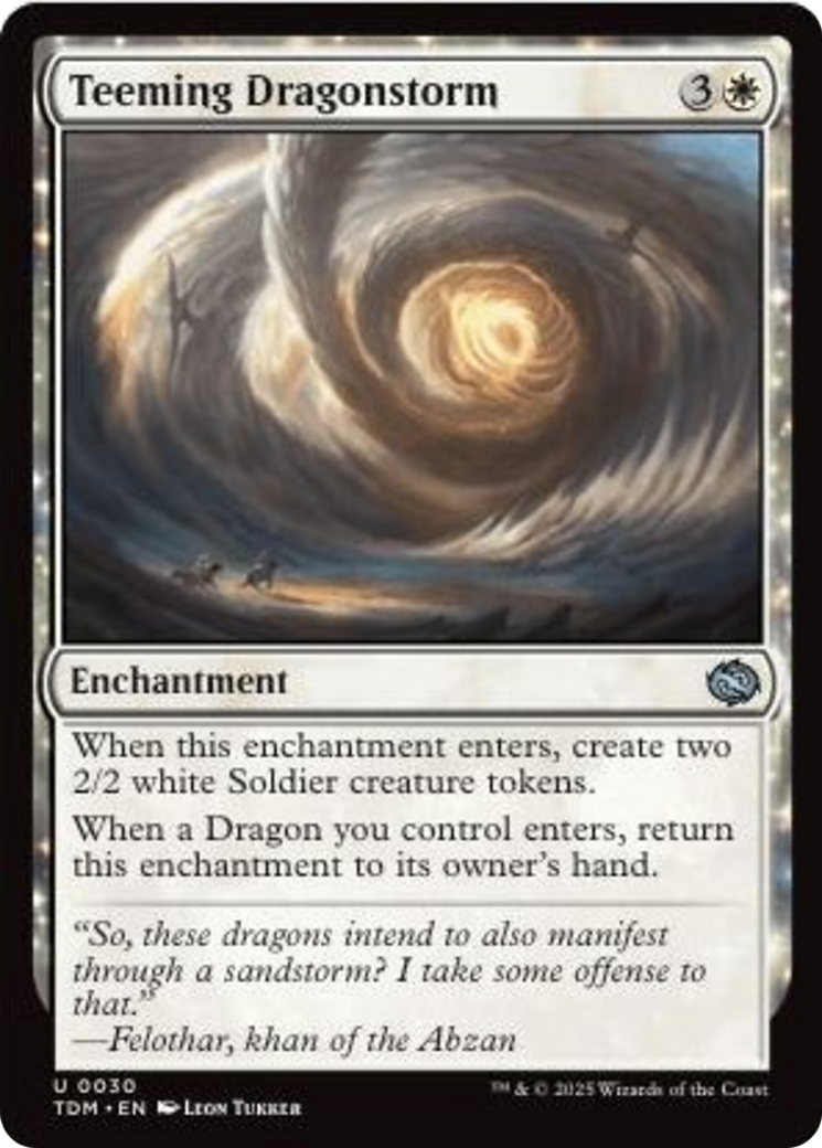 Teeming Dragonstorm [Tarkir: Dragonstorm] | Exor Games New Glasgow