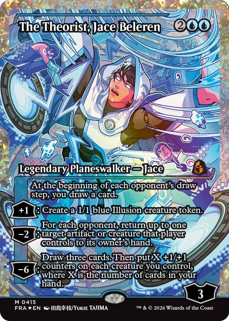 The Theorist, Jace Beleren (Showcase) (Fracture Foil) [Reality Fracture] | Exor Games New Glasgow