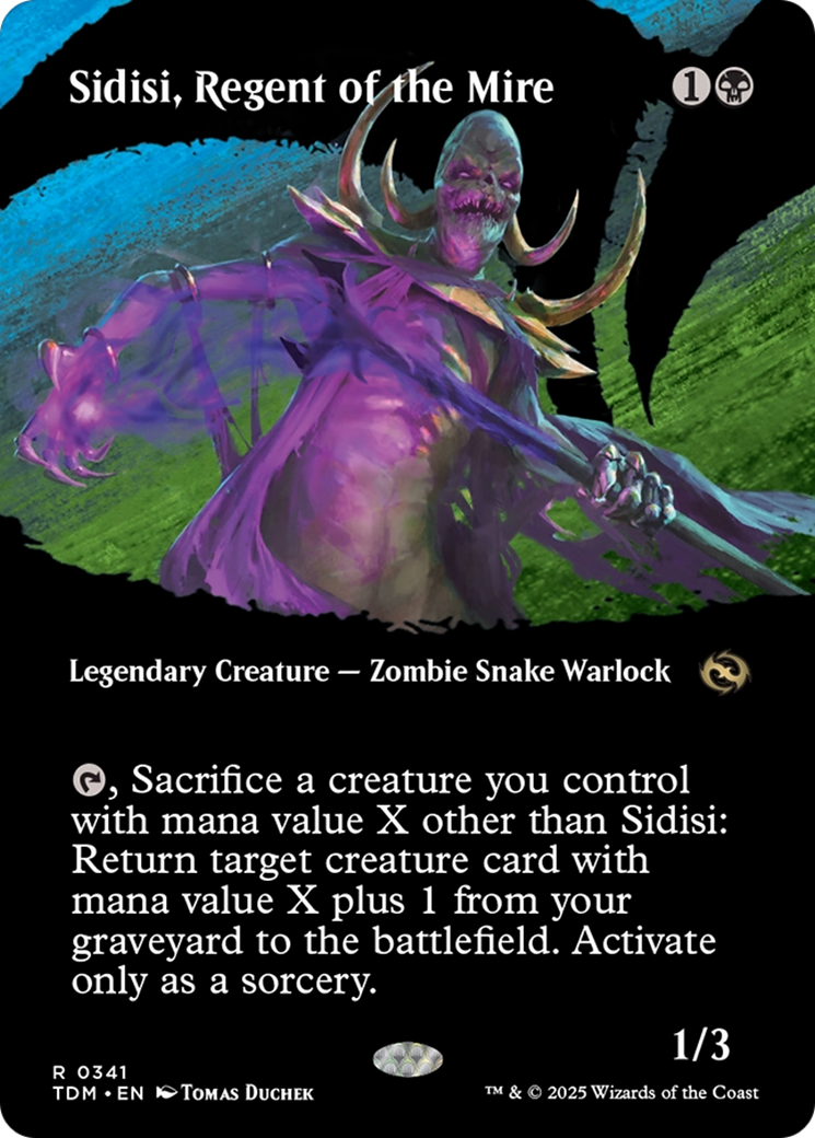 Sidisi, Regent of the Mire (Borderless) [Tarkir: Dragonstorm] | Exor Games New Glasgow