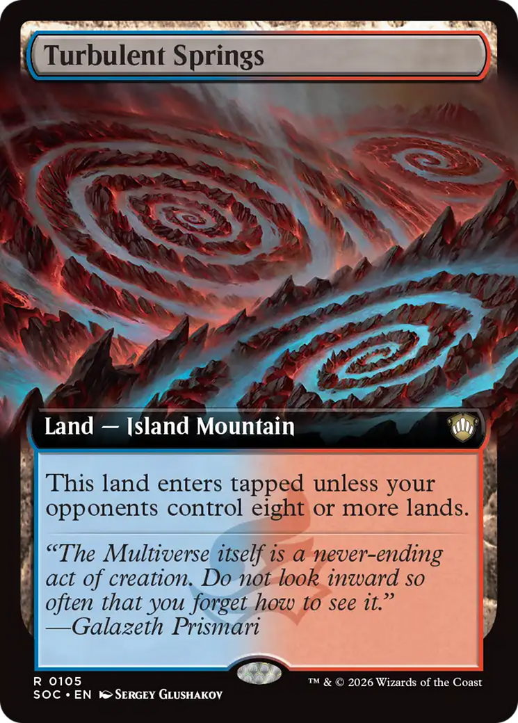 Turbulent Springs (Extended Art) [Secrets of Strixhaven Commander] | Exor Games New Glasgow