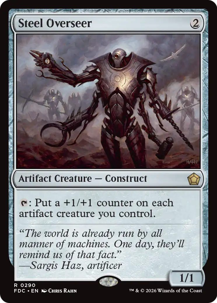 Steel Overseer [Foundations Commander] | Exor Games New Glasgow