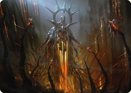 Solphim, Mayhem Dominus Art Card [Phyrexia: All Will Be One Art Series] | Exor Games New Glasgow