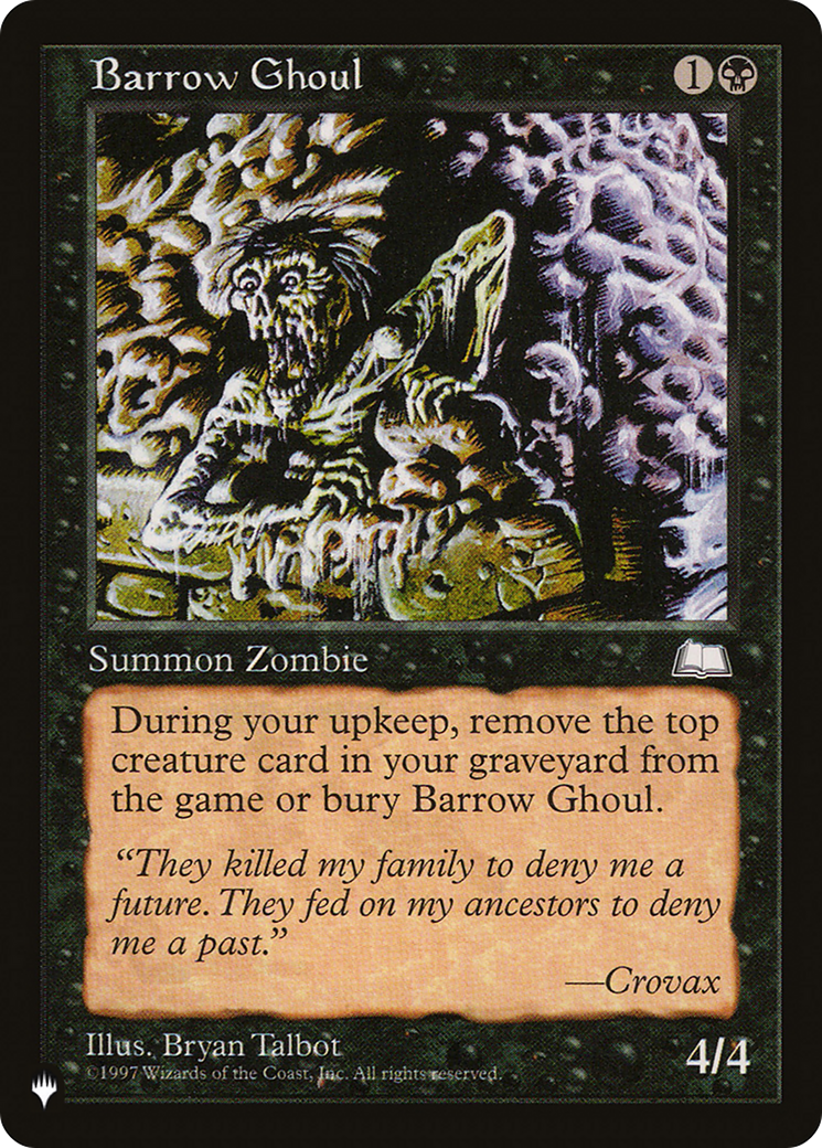 Barrow Ghoul [The List] | Exor Games New Glasgow