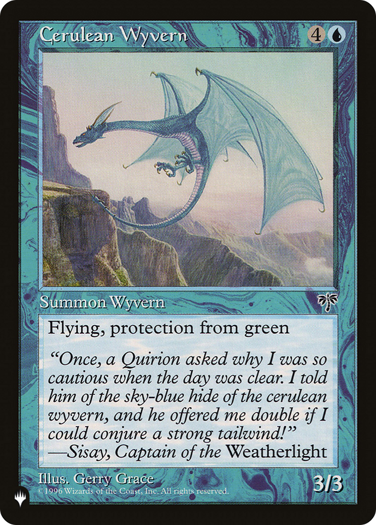 Cerulean Wyvern [The List Reprints] | Exor Games New Glasgow