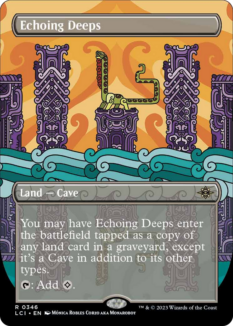 Echoing Deeps (Borderless) [The Lost Caverns of Ixalan] | Exor Games New Glasgow