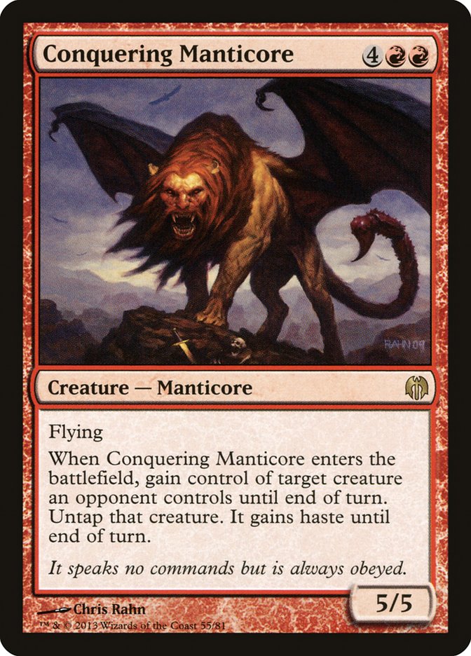 Conquering Manticore [Duel Decks: Heroes vs. Monsters] | Exor Games New Glasgow