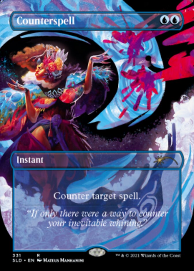 Counterspell (Borderless) [Secret Lair Drop Series] | Exor Games New Glasgow