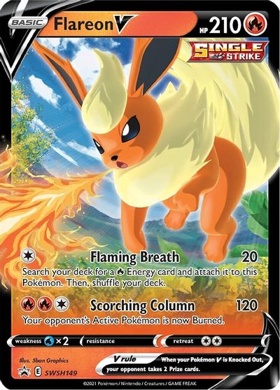 Flareon V (SWSH149) [Sword & Shield: Black Star Promos] | Exor Games New Glasgow